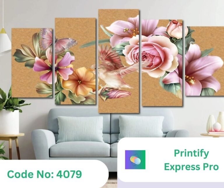 Flower Wall Art Canvas Painting