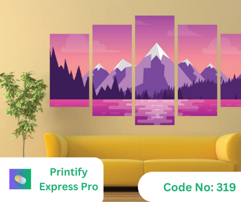 5 Piece Canvas Paintings of abstract art depicting game scenes Fantasy Paintings of Mountains Frameless Wall Art for Home Decor