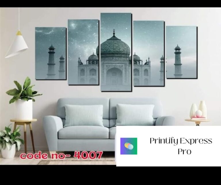 5 part In 1 Set Wall Canvas Art Ready to Hang for Living Room or Bedroom Home Decoration On Wall Canvas Painting